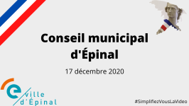 Conseil Municipal du 17 décembre 2020